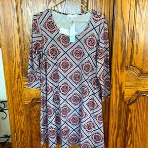 Nine Britton dress.  Stitch Fiix, never worn. Duster is mauve, will seperate